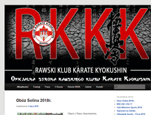Tablet Screenshot of karaterawa.pl